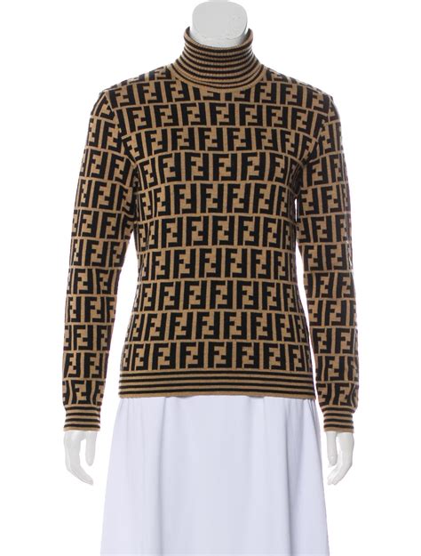 fendi turtleneck sweater|Fendi ladies knitwear.